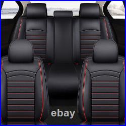 Car Seat Covers 2/5-seat Protectors Leather Deluxe Cushions For Volkswagen Jetta