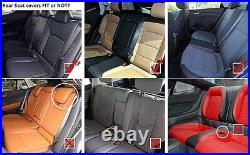 Car Seat Covers 5-Seats Full Set for Mazda Leather Protection Cushion Black