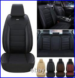 Car Seat Covers 5 Seats for Toyota 4Runner 2000-2019 Leather Black Full Set