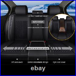 Car Seat Covers Faux Leather Full Set Protector For Subaru Forester 1998-2024