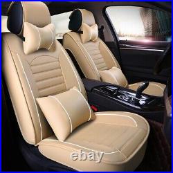 Car Seat Covers Fit for Infiniti fx35 fx45 m35 g35 g37 ex35 Leather 5-seat Beige
