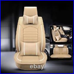 Car Seat Covers Fit for Infiniti fx35 fx45 m35 g35 g37 ex35 Leather 5-seat Beige