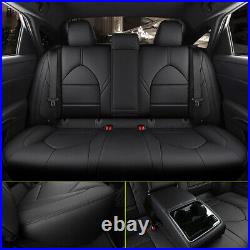 Car Seat Covers Fits 2018-2021 Toyota Camry Leather Custom Full Set Front & Rear
