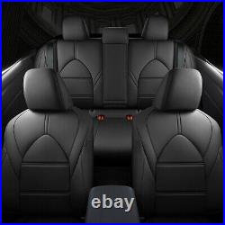 Car Seat Covers Fits 2018-2021 Toyota Camry Leather Custom Full Set Front & Rear