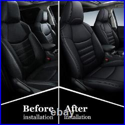 Car Seat Covers For Toyota RAV4 2019-2023 (Not For Hybrid) Full Set Faux Leather