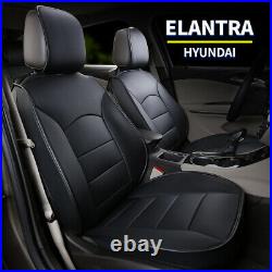 Car Seat Covers Full Set PU Leather 5-Seats Cushion Fit Hyundai elantra 08-17