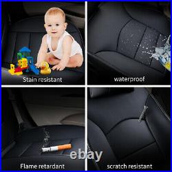 Car Seat Covers Full Set Protector PU Leather Universal Cushion For Kia Forte