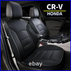 Car Seat Covers Full Set Waterproof Leather Universal For Auto Sedan Honda CR-V