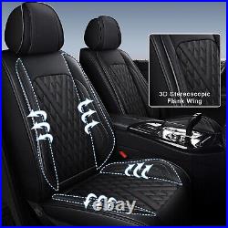 Car Seat Covers PU Leather Full Set For Toyota TACOMA CREW CAB 2007-2024 4-DOOR