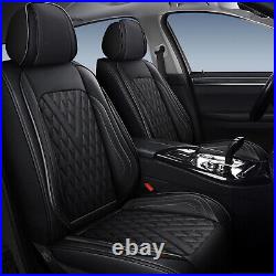 Car Seat Covers PU Leather Full Set For Toyota TACOMA CREW CAB 2007-2024 4-DOOR