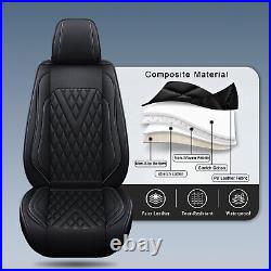 Car Seat Covers PU Leather Full Set For Toyota TACOMA CREW CAB 2007-2024 4-DOOR