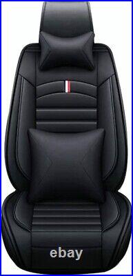 Car Seat Covers for Infiniti FX EX G35 M35 M45 G25 Q50 QX60 5-Seat Leather Black