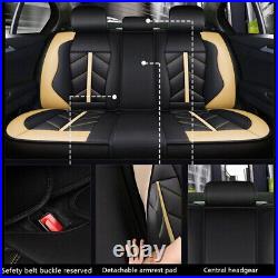 Car Seat Covers for Volvo XC90 5 seats 2003-2019 Full Set PU Leather 4 Seasons