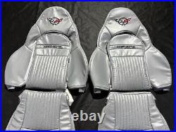 Corvette C5 Sports 1997-2004 In Full Gray Fuax Leather Car Seat Covers