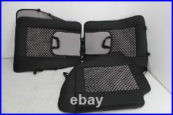 Coverado Car Seat Covers Full Set Universal Waterproof Protector Black Grey