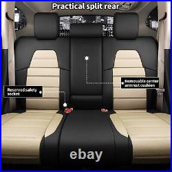 Custom Fit For Honda CRV 2017-2022 Leather Front & Rear Back Seat Protector