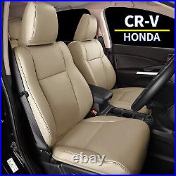 Custom Leather Front And Rear Back 5-Seat Covers For Honda CR-V CRV 2015-2016