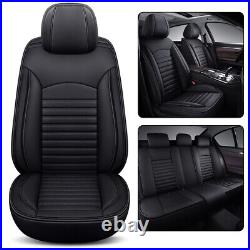 Deluxe Leather Car Seat Covers Full Set Front Rear Cushion For Volkswagen Passat