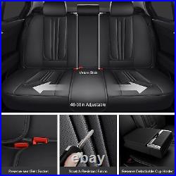 Faux Leather Car Seat Cover Full Set For Honda Accord/Civic/CR-V/Clarity/Insight