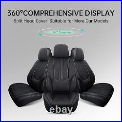 Faux Leather Car Seat Cover Full Set For Honda Accord/Civic/CR-V/Clarity/Insight