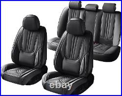 Faux Leather Car Seat Cover Full Set For Honda Accord/Civic/CR-V/Clarity/Insight