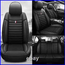 Faux Leather Car Seat Covers Full Set Front Rear Seat Protection Fit for BMW