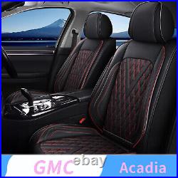 Faux Leather For GMC Acadia 2017-2023 Car 5-Seat Covers Pretector Pad Full Set