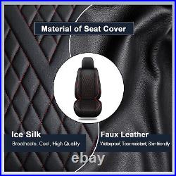 Faux Leather For GMC Acadia 2017-2023 Car 5-Seat Covers Pretector Pad Full Set