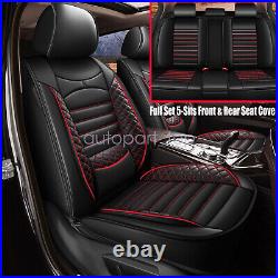 Fit For 2016-2024 Subaru Crosstrek Car 5-Seat Cover Leather Cushion Full Set USA