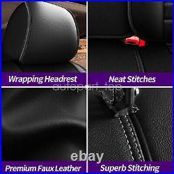 Fit For 2016-2024 Subaru Crosstrek Car 5-Seat Cover Leather Cushion Full Set USA