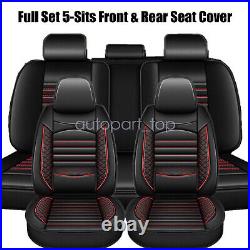 Fit For 2016-2024 Subaru Crosstrek Car 5-Seat Cover Leather Cushion Full Set USA