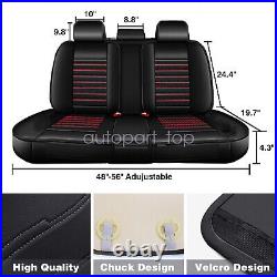 Fit For 2016-2024 Subaru Crosstrek Car 5-Seat Cover Leather Cushion Full Set USA