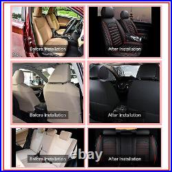 Fit For Kia Seltos Full Set Car Seat Cover PU Leather Front Rear 5-Seat Cushion