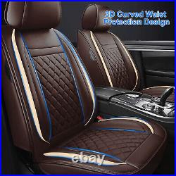 Fit For Lexus Car 5 Seats Cover Full Set Deluxe Front Rear Protector PU Leather