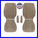 Fits 2000-2004 Toyota Tundra Front Leather replacement Seat Cover Tan