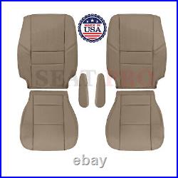 Fits 2000-2004 Toyota Tundra Front Leather replacement Seat Cover Tan