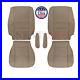 Fits 2002-2004 Toyota Sequoia Front Leather replacement Seat Cover Tan