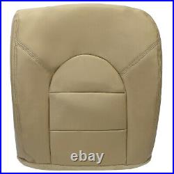 For 1999-2000 Ford F250 F350 F450 F550 Lariat XLT Front Leather seat Cover Tan