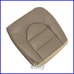 For 2000 Ford F250 350 XLT Lariat Driver & Passenger Leather Seat Cover Tan