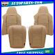 For 2003 2004 2005 2006 Ford F250 F350 Lariat Super Duty Front Seat Covers Tan
