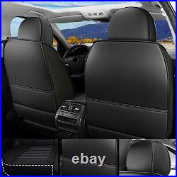 For 2007-2020 Audi A4 Leather Car Seat Cover Full Set Cushion Protector