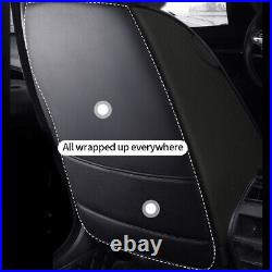 For 2007-2021 Hyundai Accent Leather Car Seat Cover Full Set Cushion Protector