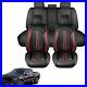 For 2009-2024 Ford F150 Crew Cab Truck Car Seat Cover Full Set Leather Protector