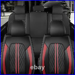 For 2009-2024 Ford F150 Crew Cab Truck Car Seat Cover Full Set Leather Protector