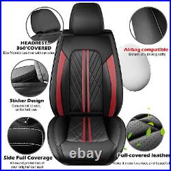 For 2009-2024 Ford F150 Crew Cab Truck Car Seat Cover Full Set Leather Protector