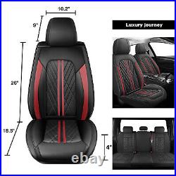 For 2009-2024 Ford F150 Crew Cab Truck Car Seat Cover Full Set Leather Protector