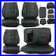 For 2011-2021 Jeep Grand Cherokee Front & Rear Seat Covers Complete Set Black