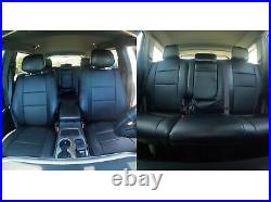 For 2011-2021 Jeep Grand Cherokee Front & Rear Seat Covers Complete Set Black