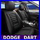 For 2013-2016 Dodge Dart Leather Car Seat Cover Full Set Protector Cushions