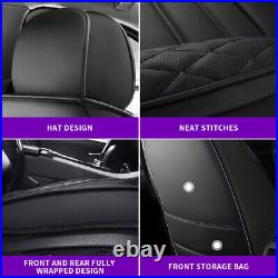 For 2013-2016 Dodge Dart Leather Car Seat Cover Full Set Protector Cushions